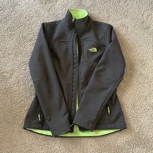 The North Face dark gray shell jacket